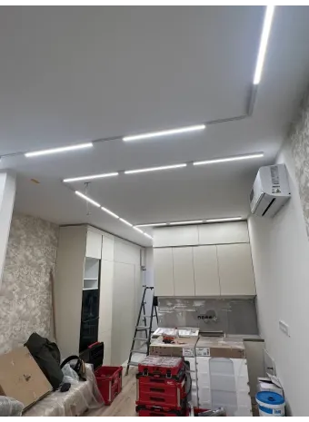 Фото готовой работы Ультра тонкий магнитный шинопровод для трековой системы UT25 48В