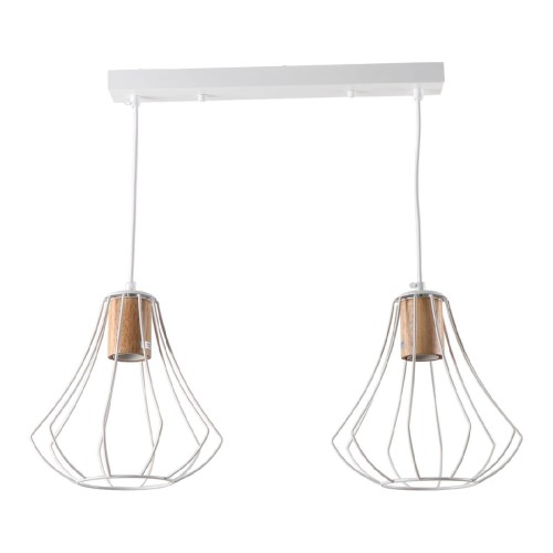 Подвесной светильник MD.9052-2-P-WH+WOOD