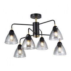 Потолочная люстра MD.74318-6-S-BK+BR