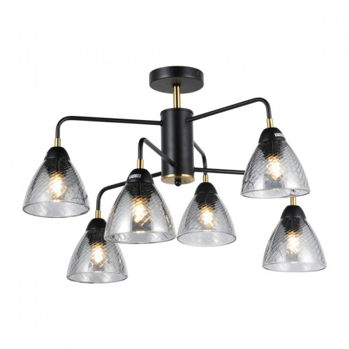 Потолочная люстра MD.74318-6-S-BK+BR