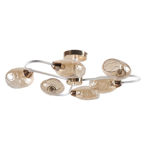 Люстра на штанге MD.8305-6-S-FGD+WH