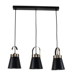 Люстра подвесная 3*60Вт E27 MD.3607-3-P BK+AB