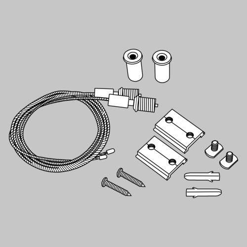 Подвес для накладного шинопровода трековой системы SMART LINE, Белый IL.0050.1006-WH