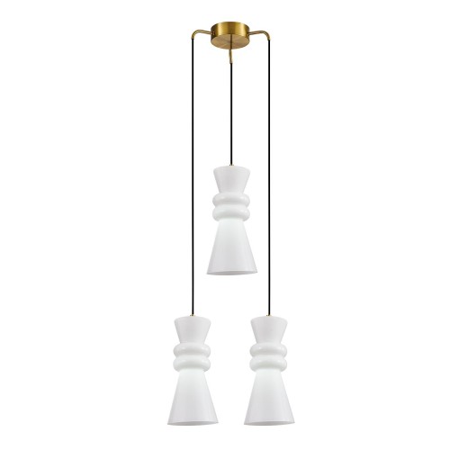 Люстра подвесная 3*Е27 MD.9345-3-P-BR