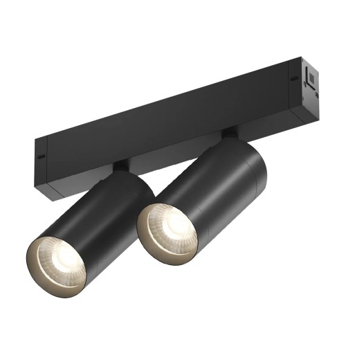 Светильник CCT направленного света поворотный для трековой системы SMART LINE 220В, 2х12Вт, Черный IL.0050.5009-12-CCT-BK