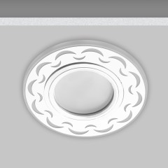 Светильник MR16+LED 3W 4000K, встраиваемый акрил, CH/WH+WH IL.0030.0115