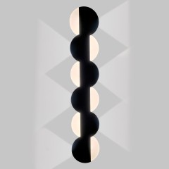 Настенный светильник, LED 6*2W+18W, черный матовый IL.0040.0060-6-MBK