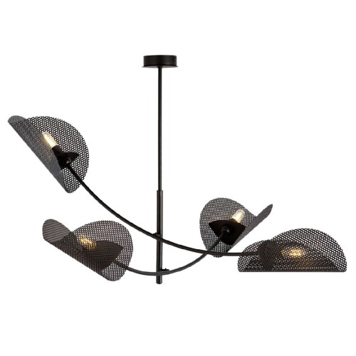 Люстра на штанге MD.8378-4-P-BK