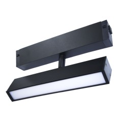 Светильник CCT линейный рассеянного света поворотный для трековой системы SMART LINE 220В, 9Вт, Черный IL.0050.5001-9-CCT-BK