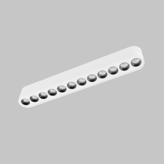 Светильник линейный направленного света для трековой системы UT25 48В 12Вт, 4000K, Белый IL.0007.1101-12 WH