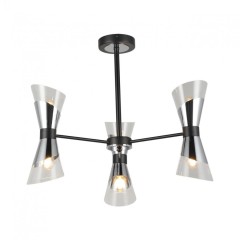Люстра на штанге MD.51913-6-S-BK+CH