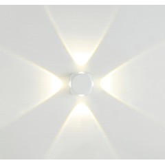 Светильник настенный LED 4*2W 4000K Белый 220V IP54 IL.0014.0016-4 WH