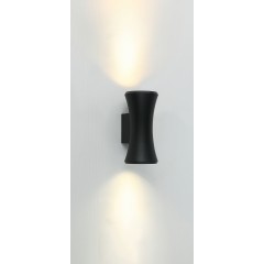 Светильник настенный GU10 2*35W Черный 220V IP54 IL.0014.0009 BK