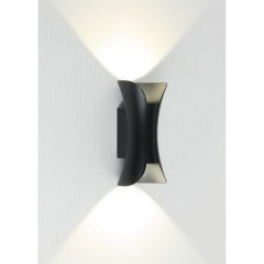 Светильник настенный LED 2*5W 4000K Черный 220V IP54 IL.0014.0007 BK