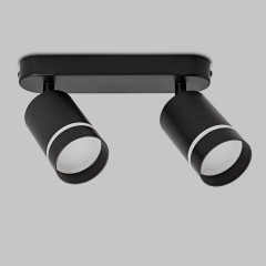 Светильник 2*10W настенный 220V, LED 4200K, Черный IL.0005.1601-2 BK