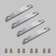 Комплект соединителей прямых 4шт для профиля IL.0050.3300 и IL.0050.3400 SMART LINE 220В IL.0050.3301