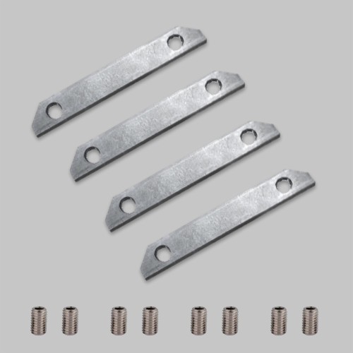 Комплект соединителей прямых 4шт для профиля IL.0050.3300 и IL.0050.3400 SMART LINE 220В IL.0050.3301