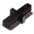 I - соединитель питания для накладного шинопровода трековой системы 1 фазный трек 220В, Черный IL.0010.2140