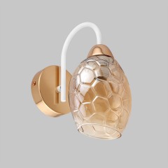Бра настенное Е14 1*60Вт MD.8305-1-W-FGD+WH