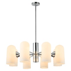 Люстра подвесная Е14 8*60Вт MD.8860-8-P-CH