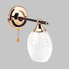 Бра настенное 1*Е27 MD.4144-1-W-BK+FGD