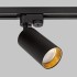 Светильник спот GU10 для трековой системы 1 фазный трек 220В, макс 10Вт, Черный/Золото IL.0010.2157