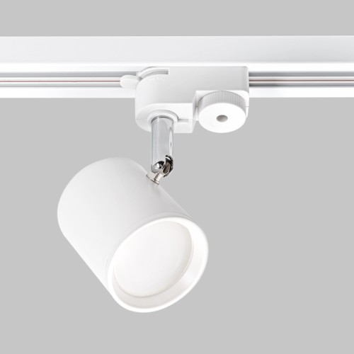 Светильник спот GU10 для трековой системы 1 фазный трек 220В, макс 50Вт, Белый IL.0010.0005
