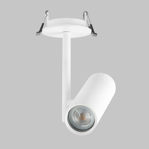 Светильник GU10 1*50W потолочный встраиваемый спот Белый IL.0005.4200-1R-WH