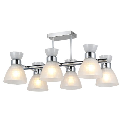 Люстра потолочная Е27 6*60Вт MD.19110-6-S-CH