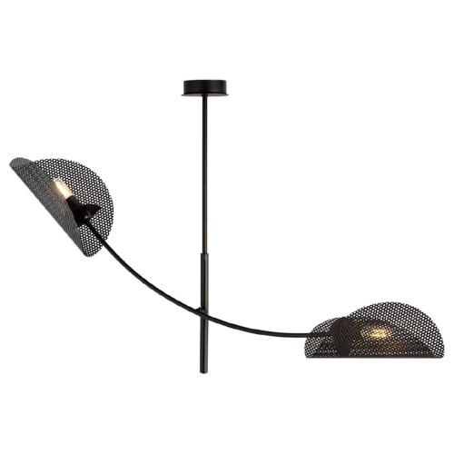 Люстра на штанге MD.8378-2-P-BK