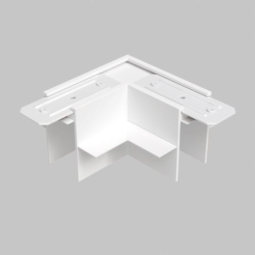L - соединитель для встраиваемого шинопровода под ГКЛ 12 мм трековой системы SMART LINE, Белый IL.0050.2002-WH