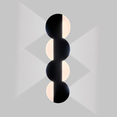 Настенный светильник, LED 4*2W+10W, черный матовый IL.0040.0060-4-MBK