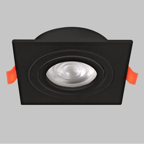 Светильник встраиваемый поворотный GU10 50W Черный IL.0029.0008-BK