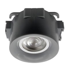 Светильник встраиваемый для натяжных потолков ПВХ GU10 10W, серый IL.0029.0040-GR