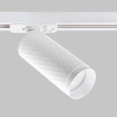 Светильник спот GU10 для трековой системы 1 фазный трек 220В, макс 50Вт, Белый IL.0010.0007 WH