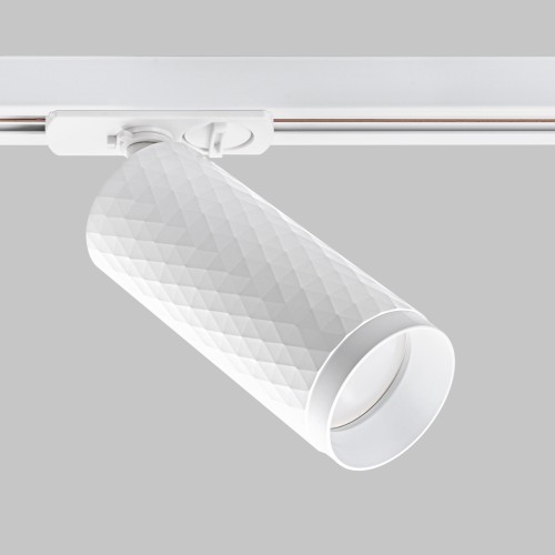 Светильник спот GU10 для трековой системы 1 фазный трек 220В, макс 50Вт, Белый IL.0010.0007 WH