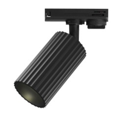 Светильник направленного света GU10 max 10W на однофазный трек 220V, Черный IL.0010.0023-BK