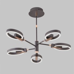 Люстра светодиодная потолочная, 90Вт, пульт ДУ, 3200К+6500К PLC-7056-720