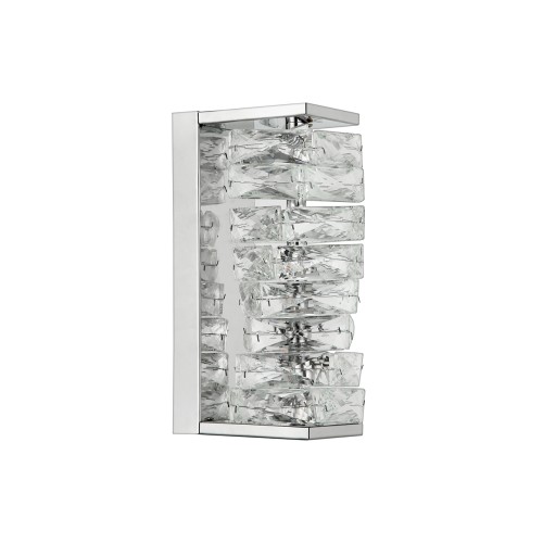Бра настенное светодиодное, LED 12W, 3000К+4000К+6000К, К5 кристалл, 260мм CR.0505-260-1-W-CH
