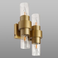 Бра настенное, 4*Е14+LED 5W, 3000К, матовое золото MD.23472-4-W-SGD