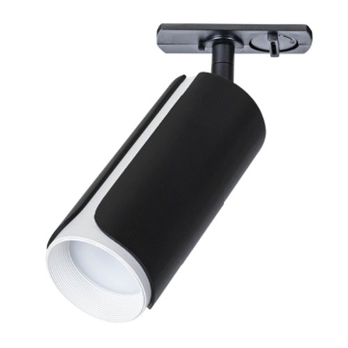 Светильник направленного света GU10 max 10W на однофазный трек 220V, Черный / Белый IL.0010.0025-BWH