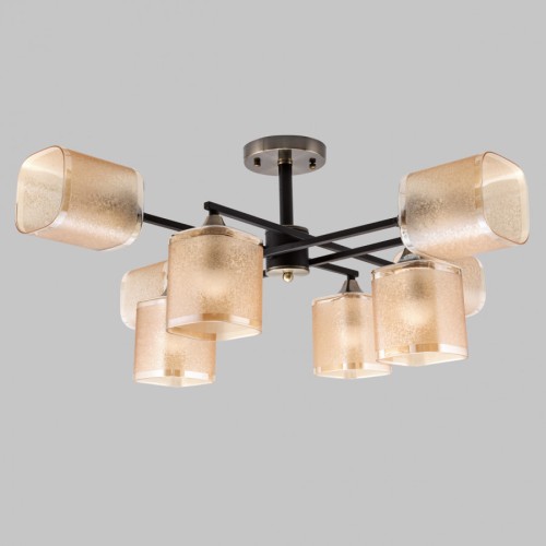 Люстра на штанге MD.4212-8-S-BK+AB