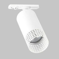 Светильник спот GU10 для трековой системы 1 фазный трек 220В, макс 50Вт, Белый IL.0010.0016-WH