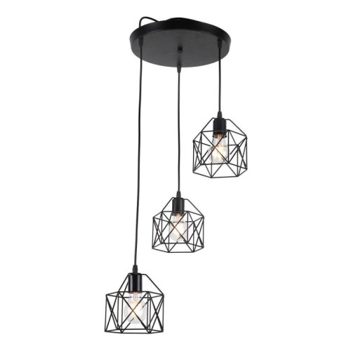 Подвесная люстра MD.0330-3-P BK