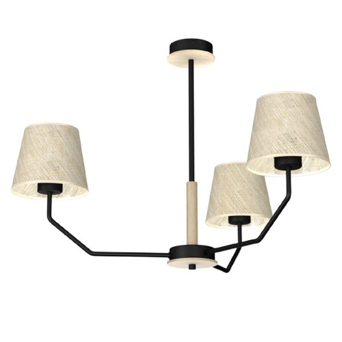 Люстра на штанге MD.8375-3-P-BK