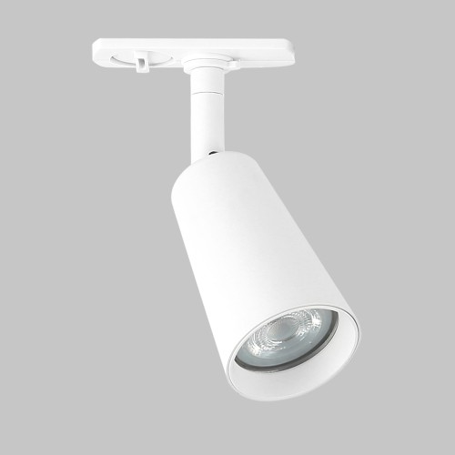 Светильник спот GU10 для трековой системы 1 фазный трек 220В, макс 50Вт, Белый IL.0010.0015-WH
