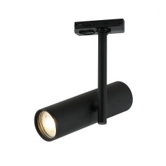 Светильник спот GU10 для трековой системы 1 фазный трек 220В, макс 50Вт, Черный IL.0010.0012 BK