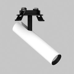 Светильник светодиодный спот 6W потолочный встраиваемый 220V, LED 3000K, Белый+Черный IL.0005.2201-R-WBK