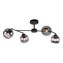 Люстра на штанге MD.9460-4-S BK+CH