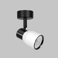 Светильник GU10 1*50W потолочный спот Белый+Черный IL.0005.2801-WBK